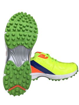 Picture of ASG Spark Cricket Shoes (Green, Orange, White)
