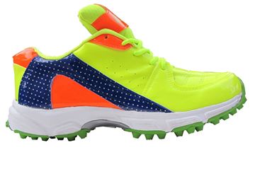 Picture of ASG Spark Cricket Shoes (Green, Orange, White)