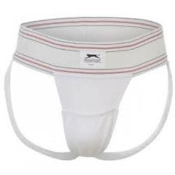Buy LEADWORT White Polyester and Spandex Jockstraps Underwear with