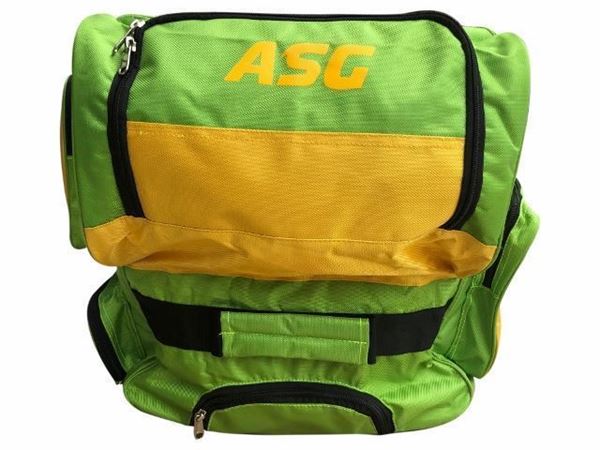 ASG Cricket Kit Bag - Trolley Bag - Touring-green-sideview